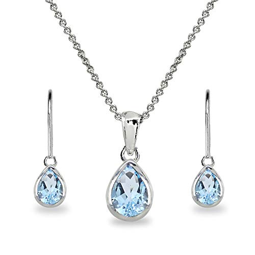 B. BRILLIANT Jewelry Sets for Women Blue...