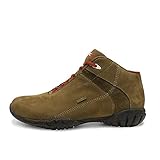  Oriox Arnedo Zapato Piel Nobuck y Serraje hidrofugado. Multiuso. Kaki