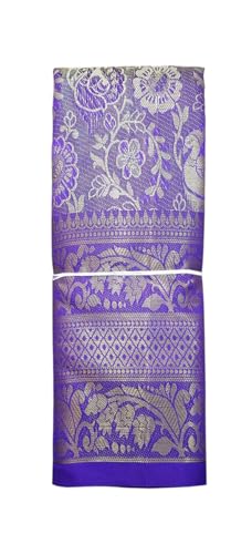 Image of VFCollections Women's Kanchipuram Silk Pure Pattu Sarees With Blouse