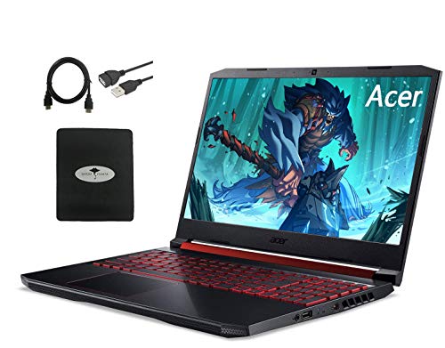 Acer Nitro 5 �Q�[�~���O�m�[�g�p�\�R�� 15.6�C���` FHD IPS ��9���� Intel Core i5-9300H (�r�[�gi7-7700T) GeForce GTX 1650 32GB RAM 1TB NVMe SSD WiFi6 �o�b