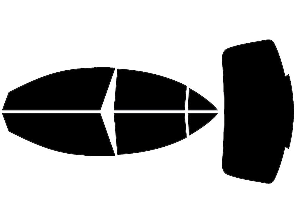 Rvinyl Window Tint Kit Compatible with Mercedes-Benz Cla-Class 2014-2019 - Complete Precut Kit - 5%