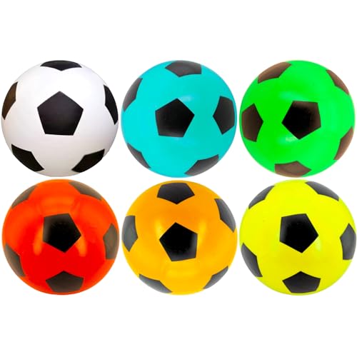 Kit 02x Bola De Vinil Pingo Dente De Leite Futebol (Azul)