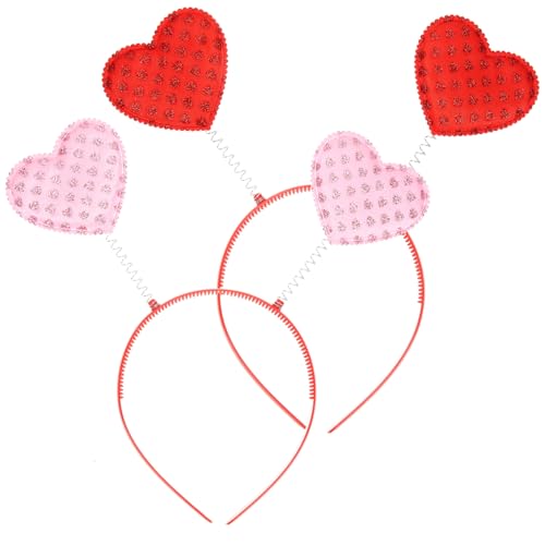Bandeaux Cœur Saint Valentin le duo d'accessoires cheveux idéal à offrir aux femmes