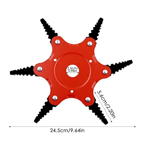 Substituição da cabeça do aparador - Tesoura rotativa de 5 folhas Aparador de grama,Cortador de esco