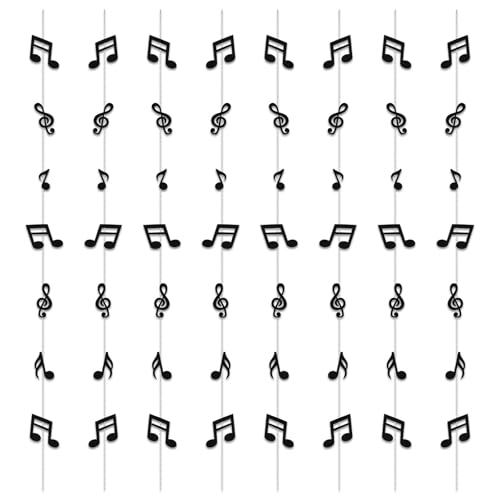 Prasacco 8 adornos de notas musicales, notas musicales,