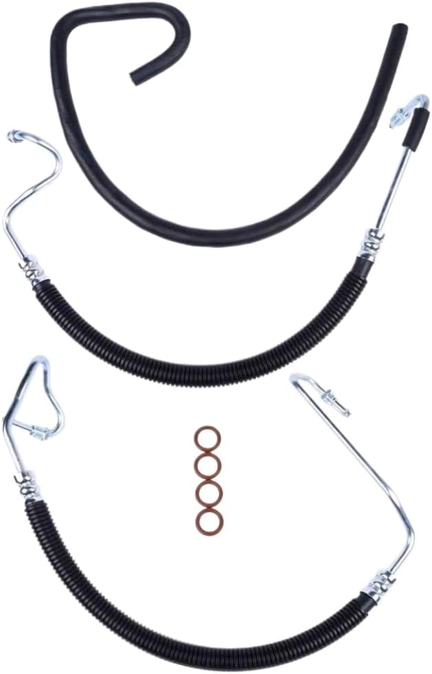 Hydroboost Power Steering Pressure Return Hose 3401292 3401299 Compatible With Silverado Sierra 1500 2500 HD 6.0L 8.1L V8
