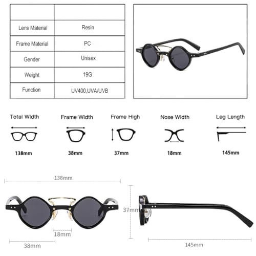 Lunettes de soleil carrées rétro à double ponts violet léopard