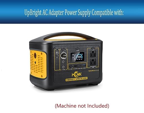 UpBright Car 12V DC Adapter Compatible with Molnk Energy Sprite 600 YW500 600W Portable Power Station Solar Generator 540Wh Mobile Lithium Battery Pack 8mm Auto Camper Cigarette Lighter Supply Charger - Image 3