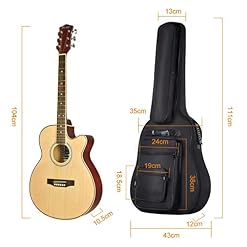CAHAYA Housse de Guitare Gig Bag 6 Poches Avant étanches avec Pochette pour pupitre 8mm rembourré pour 40 41 Guitares… - Les Beatles, Paul McCartney, John Lennon, RIngo Starr, George Harrison CAHAYA Housse de Guitare Gig Bag 6 Poches Avant étanches avec Pochette pour pupitre 8mm rembourré pour 40 41 Guitares… – Image 5
