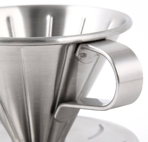 Cafe De Tiamo V01 Stainless Steel Coffee Dripper (Hg5033) #TOP4