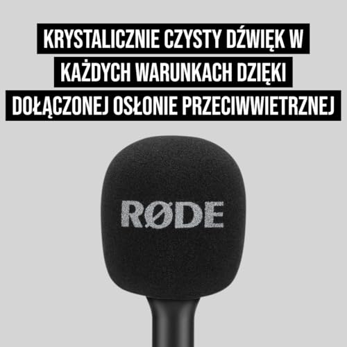 RØDE Interview Go Adapter Ręczny do Mikrofonu, Czarny, 2.3 x 4.29 x 23.7 cm