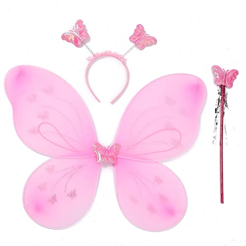 Image of BabyMoon Butterfly Fairy Angel Costumes Baby Wings Photography Props | Set of 3