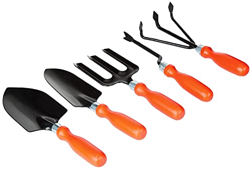 N.A Supplier Gardening Tools Kit Durable Gardening Tool Kit for Home Gardening Tools Weeder, Big Trowel, Fork,Cultivator(Set of 5 ) N.A Supplier Gardening Tools Kit Durable Gardening Tool Kit for Home Gardening Tools Weeder, Big Trowel, Fork,Cultivator(Set of 5 )