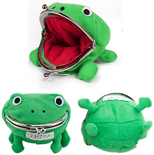Anime Plush Frog Coin Purse, Frog Coin Wallet For Halloween Cosplay Themed Party #TOP2
