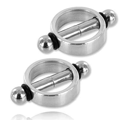 Pinze Per Capezzoli Magnetiche In Metallo (Coppia)