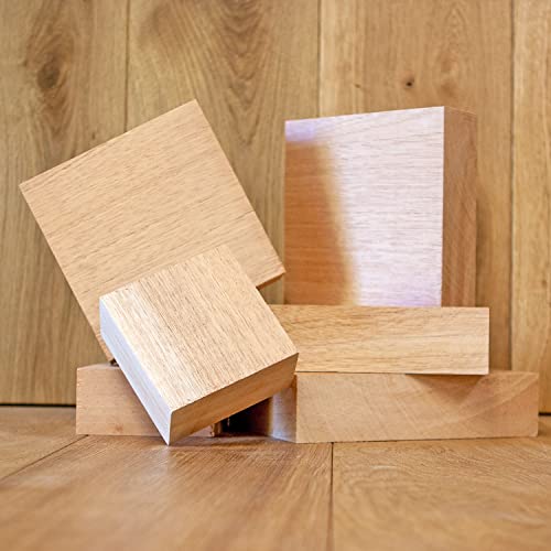 2” x 8” x 8" Spanish Cedar Bowl Blanks for Woodturning - Cherokee Wood Products (2pcs)