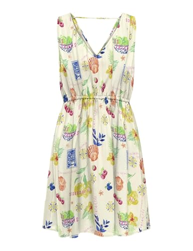 Onlnova Life Vis Sara String Dress AOP – Ansicht 1