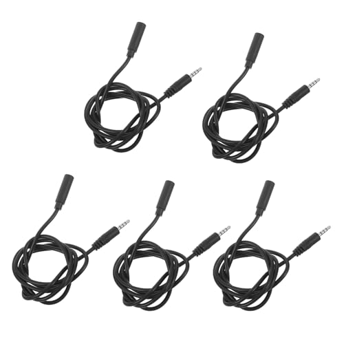 Cable extensor de auriculares para reuniones virtuales y oficinas eficientes de 5 piezas