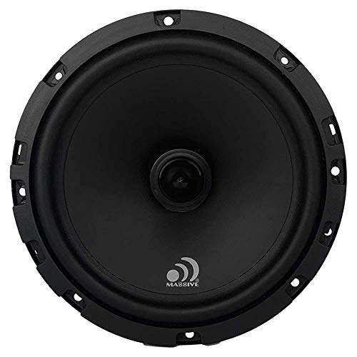 Massive Audio EMK6-V2 6.5 Inch 125W RMS Component Kit Speakers – High Performance Car Audio System with Tweeters & Crossovers – Powerful Mid-Bass & Crystal-Clear Highs