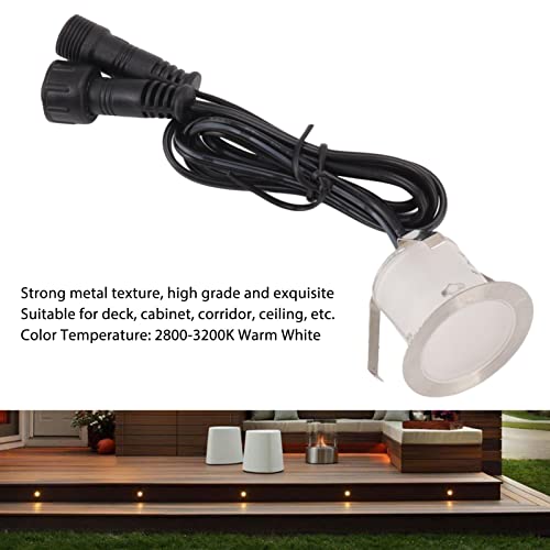 Luces LED para cubierta en terrazas y patios con luz cálida de 2800K 2