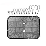JK Bikini Top Mesh Sunshade for Jeep Wrangler 4 Door Roof Sun Shade for JK JKU 2007-2017,UV...