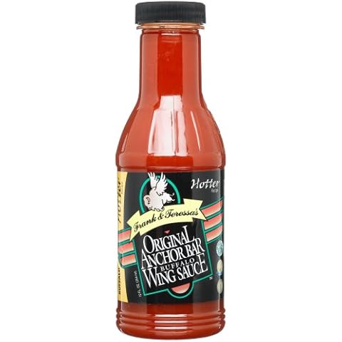 Anchor Bar Original Buffalo Wing Sauce, Hotter, 12-Ounce Bottles (Pack of 6) Cover