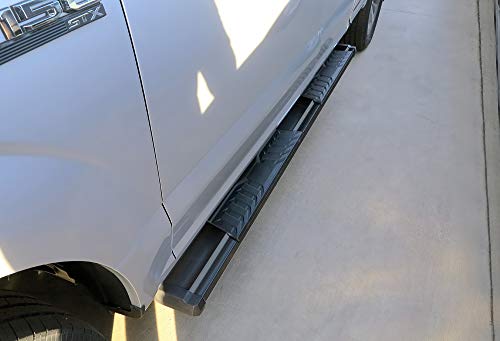 Barras laterales negras APS estilo OE para Ford F150 2015-2026 miniatura 2