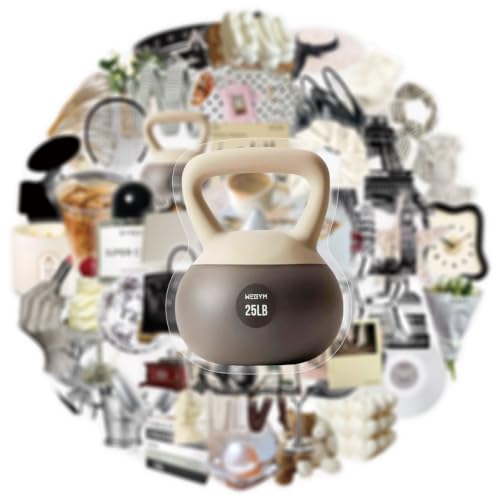 Image of 60 Pcs Luxury Ins Style Transparent Stickers for Scrapbooking (Luxurious) | Luxury Self-Adhesive Scrapbooking Stickers Supplies Journal Stuffers for Adult Card Making Letters DIY