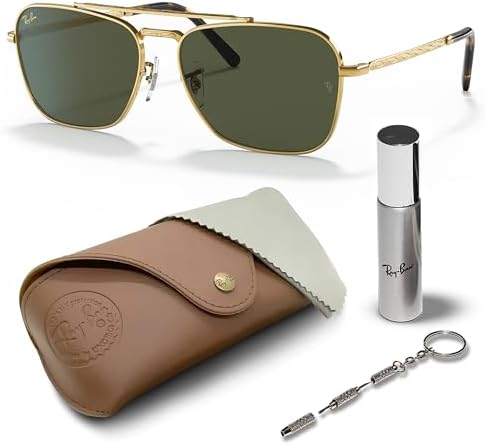 Ray-Ban RB3636 NEW CARAVAN Square Shape SUNGLASSES Eyewear Kit