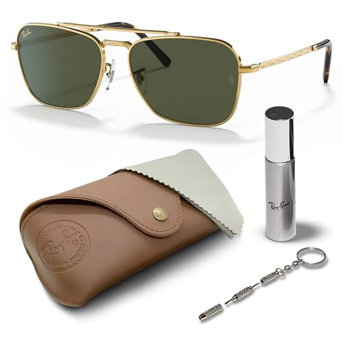 Ray-Ban RB3636 NEW CARAVAN Square Shape Sunglasses with Official Eyewear