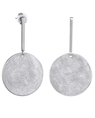 VIDAL & VIDAL Pendientes mujer largos rayados