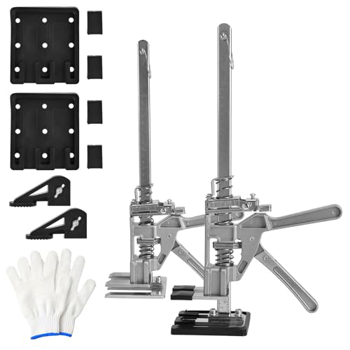 2 Pack Labor Saving Arm Jack - Multi-Function Hand Lifting Jack Tool, with Fine-Tuning Functionlifting Tool, for Installing Cabinets, Doors, Windows, and Furniture, Loading Capacity 200kg
