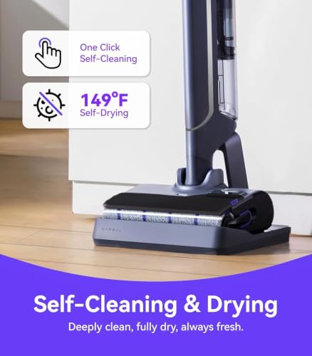 Image of NARWAL S20 Pro Cordless Vacuum Mop with Self-Cleaning, Wet Dry Vacuum Cleaner for Hard Floors, Ideal for Families with Kids and Pets