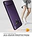 Clayco Compatible with Case for Samsung Galaxy Note 9 (2018 Release) 5G 360 Degree Mobile Phone Case Rugged Protective Bumper Case Full Cover with Built-in Screen Protector (Purple)