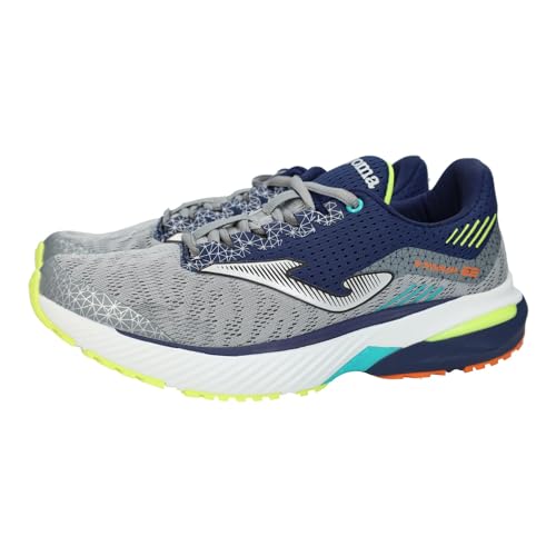 Joma RTITAS2312 Deportivas Running Hombres, Gris con Verde, Azul y Turquesa, Cordones, High Performance, Zapatillas para Hacer Deporte Hombre Deportivos Gris 46