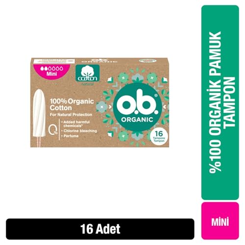 Organic Cotton Mini Tampon 16 Adet