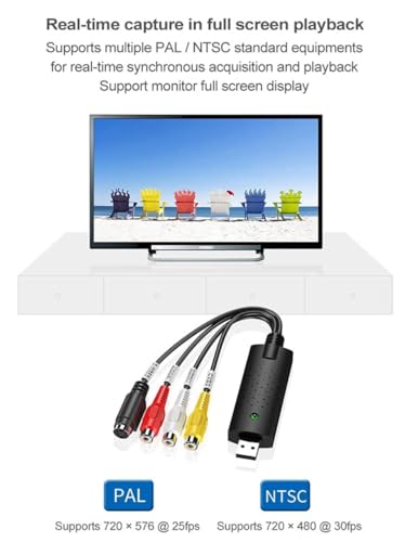 Placa Captura Áudio E Vídeos S-vídeo Rca X Usb 2.0 Filmagens