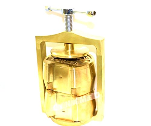 Premium Dental Laboratory Lab Spring Press Compress W/Two Brass Denture Flask (Cynamed)