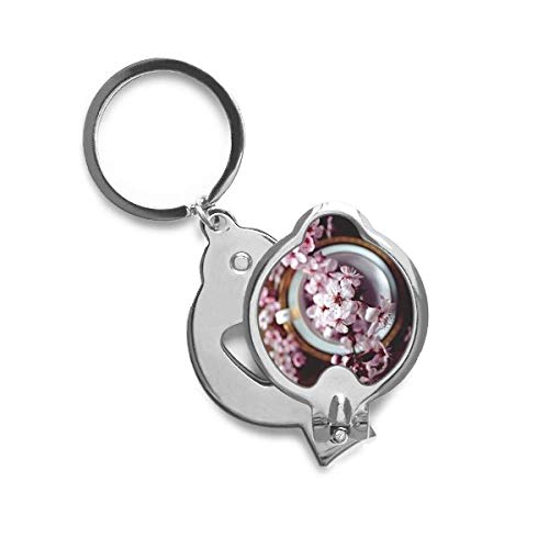 Coupe-ongles précis avec levier ergonomique et motif rose