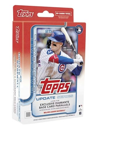 2025 Topps Update Series Baseball Hanger Trading Card Box (Find Hanger Exclusive Diamante Parallels!)