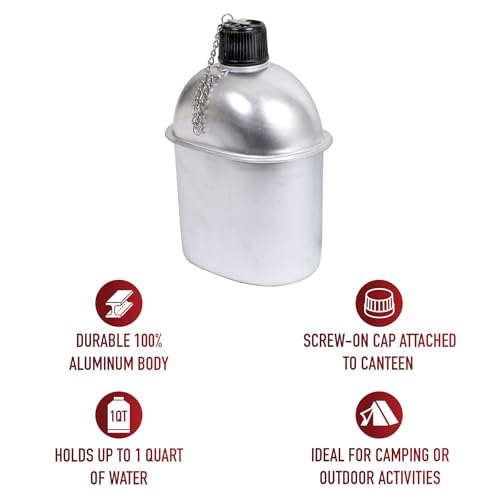Gourde 1-qt aluminium抗震轻量防漏水壶解决户外出游带水难题 - 4