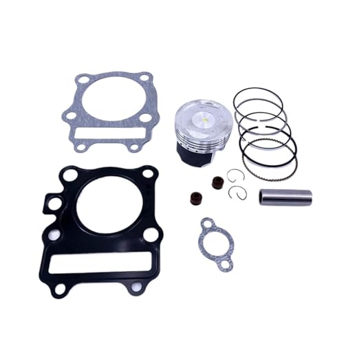 Anillo de pistón de 52mm para reparar pérdida de fuerza en motocicletas compatibles con 125cc 2