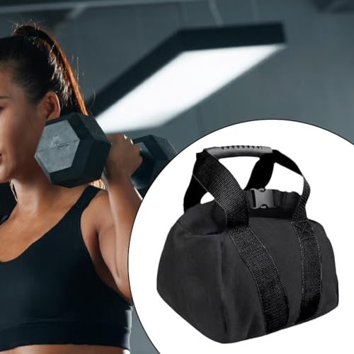 Menolana Canvas Soft Sand Kettlebell Weightlifting Dumbbell Accessory Multifunctional Wear Resistant for Fitness Enthusiasts Portable