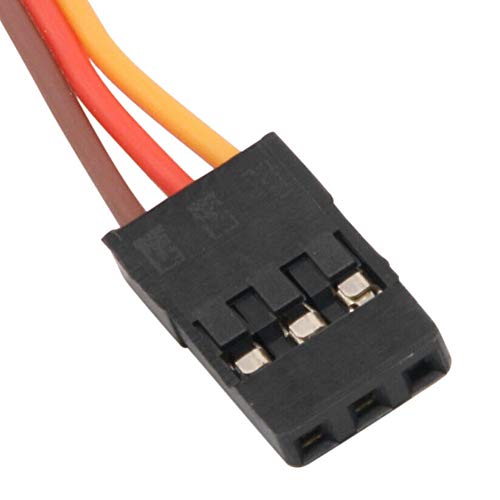 Alamscn 3-Pin Servo Extension Cable Cord 10Cm/4'' 3.93 Inch Female To Male Lead Wire Connector Jr For Rc Car Airplanes Remote Control (Pack Of 10) #TOP5