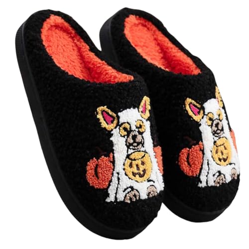 Holiday-themed Couples' Slippers - Valentine's Day, Halloween, And Christmas Designs. Memory Foam Plush Slippers For Men And Women. Non-slip And Warm. Suitable For Indoor And Outdoor Use