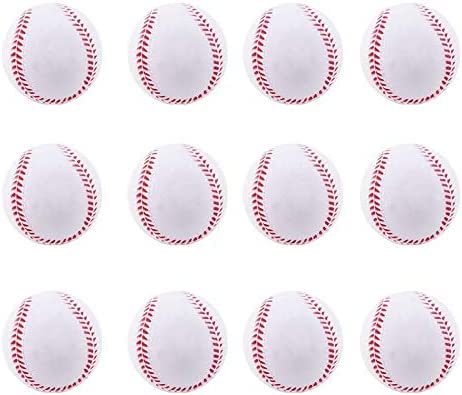 Lot de 12 balles de baseball molles en mousse de 22,9 cm pour adultes et jeunes