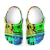 Meaudiwes Fashion Beach Pool Slippers Toddler Slides Sandals Children Water Shower for Boy American Money Colorful Bill Dollars