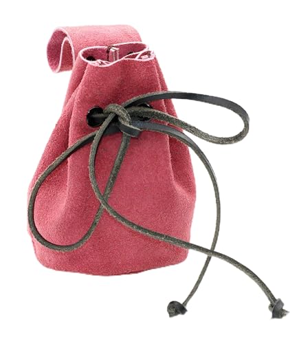 Image of Mythrojan Small Trinket Pouches Suede Leather Drawstring Coin & Dice Bags for LARP, SCA, Viking & Medieval Events Yellow- pack of 4