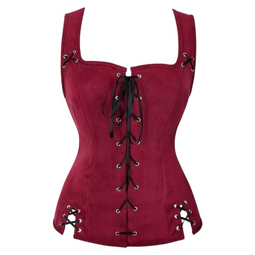 Corsage Médiéval pour Femmes Gilet de Cosplay Festival Historique