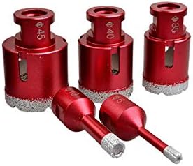 1PC Diamond Drill Bit,Dry Diamond Drill Core Bit Diameter 25mm Angle Grinder Hole Saw Opener M14 Connection Vacuum Brazed Drilling Tile Porcelain Granite Marble